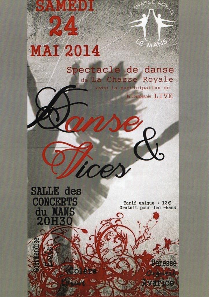 affiche spectacle de danse 2014